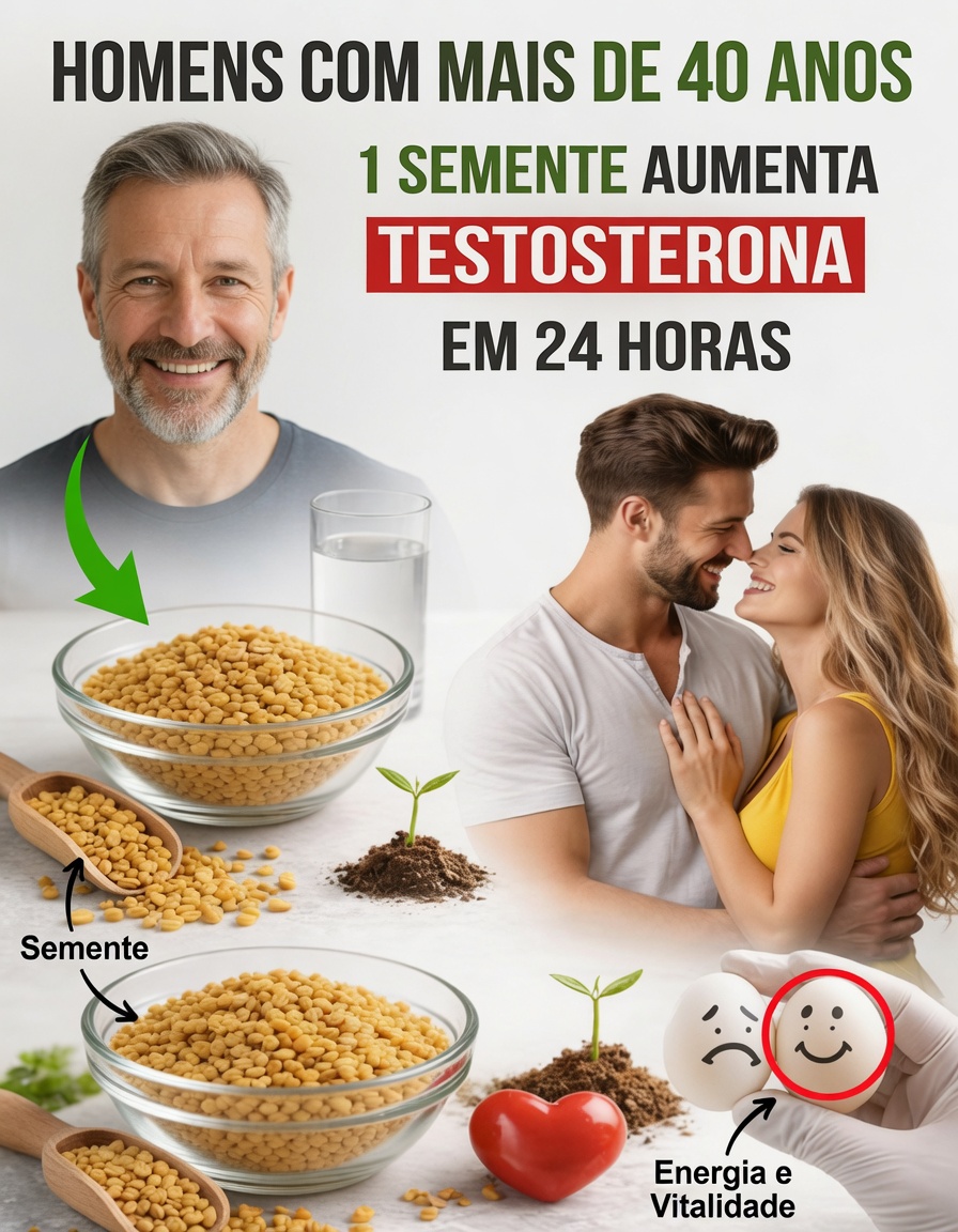 Homens com mais de 40: como as sementes de feno-grego podem apoiar naturalmente níveis saudáveis de testosterona e vitalidade