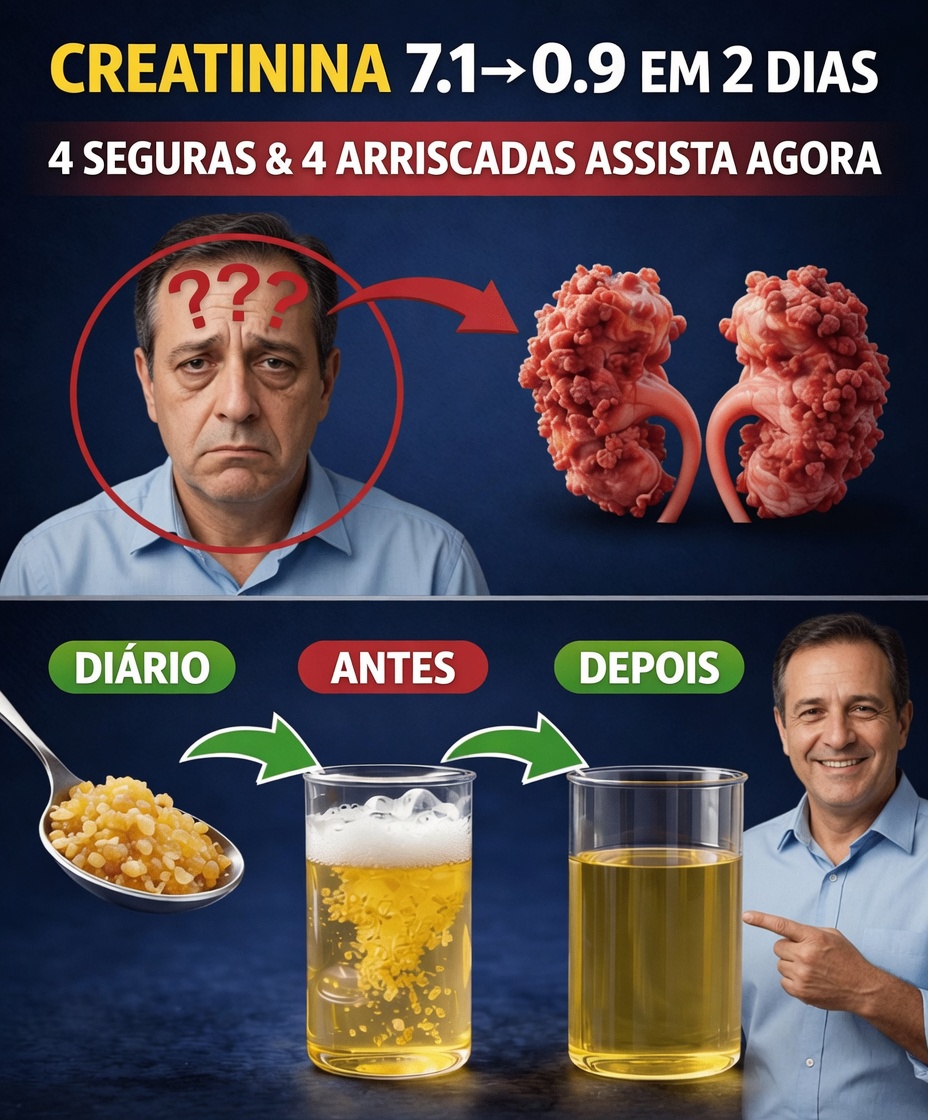 Níveis de creatinina caíram de 7,1 para 0,9 em 2 dias! 4 gorduras saudáveis para a saúde dos rins e 4 gorduras potencialmente arriscadas que você deve conhecer
