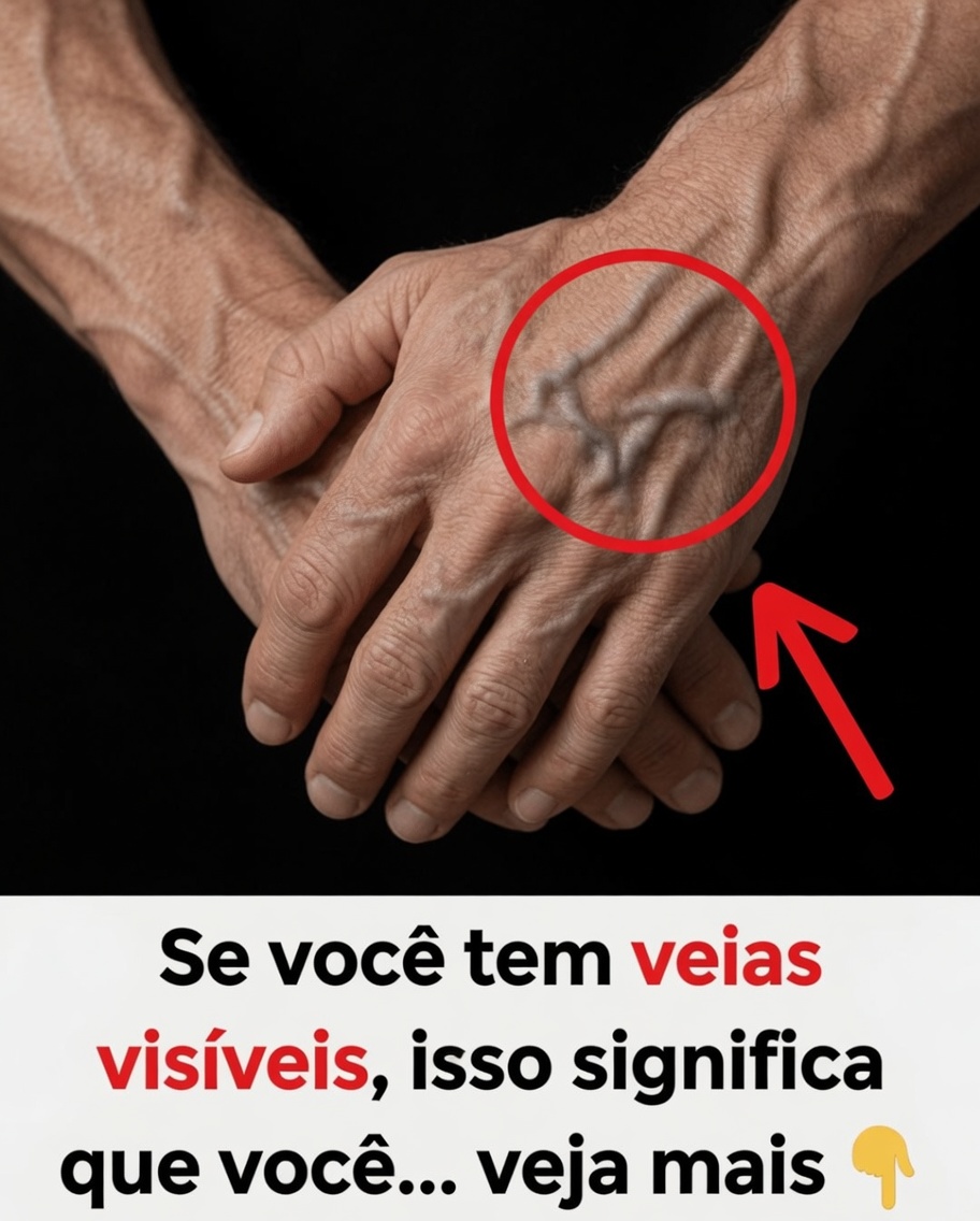Se você tem veias visíveis nos braços ou nas pernas: o que isso pode realmente significar