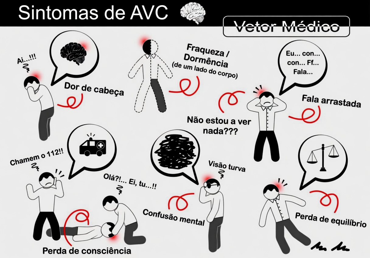 Um mês antes de um AVC, seu corpo o avisa: 10 sinais para não ignorar