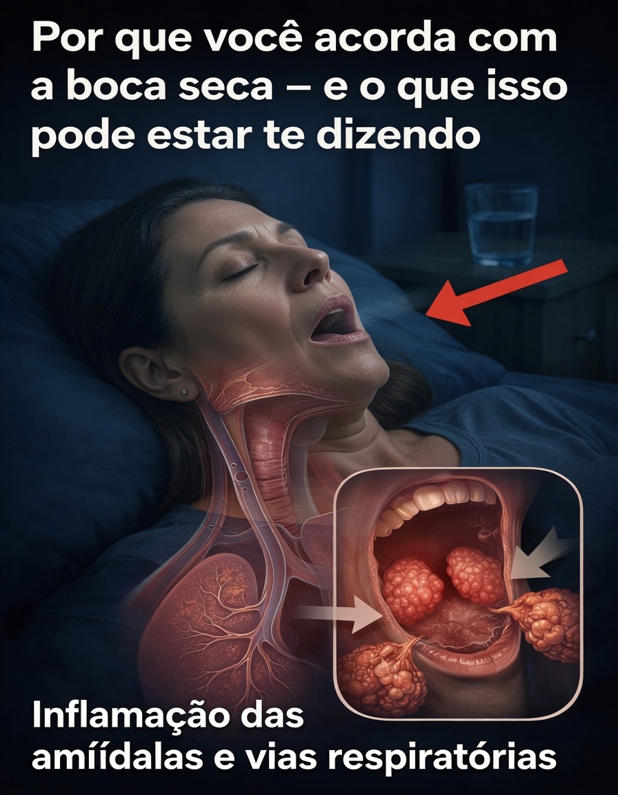 Por que você continua acordando com a boca seca — e o que isso pode estar indicando