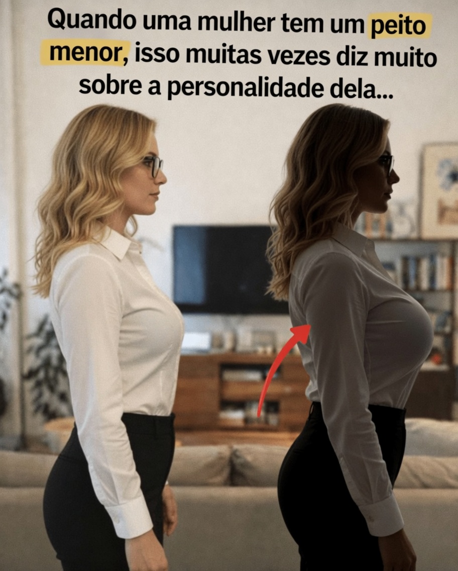 Se uma mulher tem seios pequenos, isso pode revelar algo sobre a personalidade dela… Veja mais