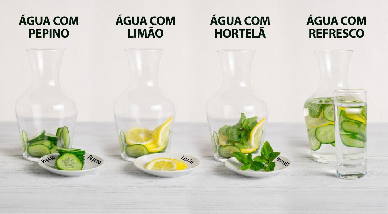 O que acontece com seu corpo quando você bebe água detox de pepino, limão e gengibre por 14 dias?