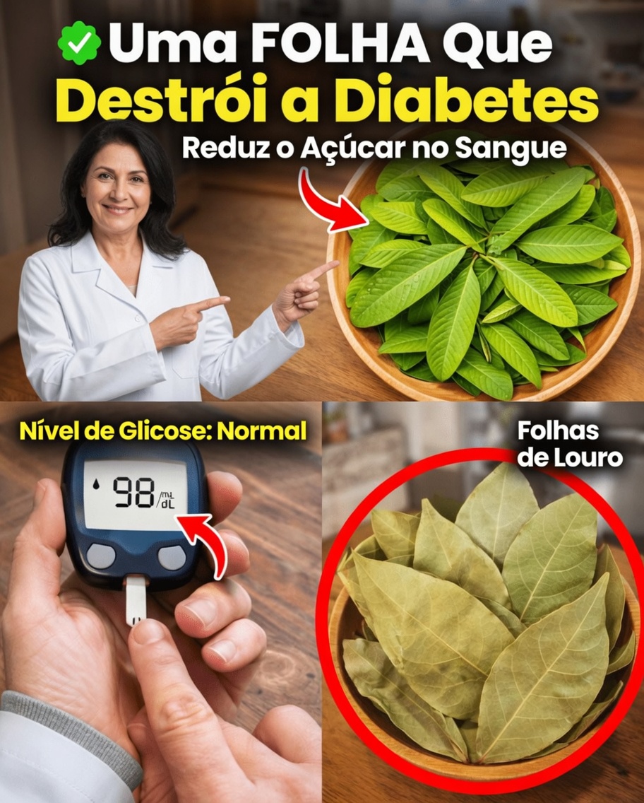 3 Folhas Simples que Ajudam a Manter o Açúcar no Sangue Estável, Auxiliam na Perda de Gordura e Limpam as Artérias: O Poder Natural Oculto de que Você Precisa