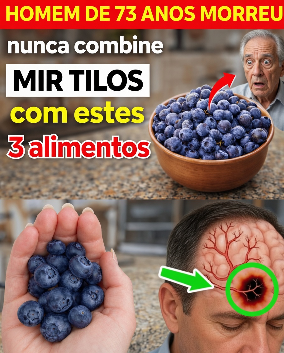 Idosos: Nunca Comam Mirtilos Com ESTES 3 Alimentos! (Em Vez Disso, Liberem o Verdadeiro Poder Deles)