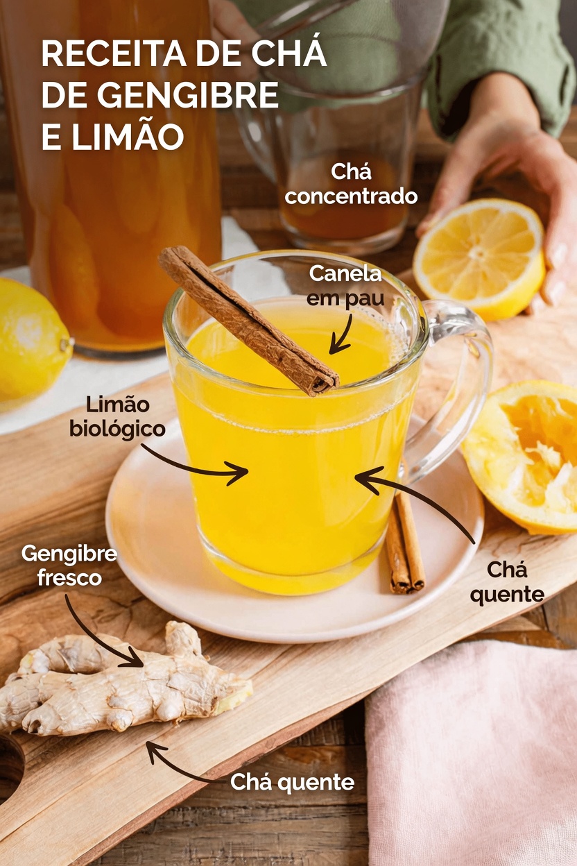 Aqueça o Corpo com um Tônico de Gengibre, Lima, Alho, Cúrcuma, Cravo e Baunilha (Um Reforço Aconchegante para Dias Frios)