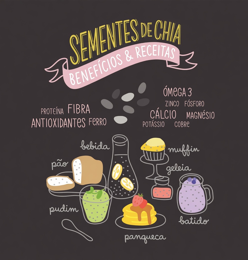 As Sementes de Chia São Mesmo Tão Boas Assim? Toda a Verdade – Benefícios, Como Usá-las e o Que a Ciência Realmente Diz