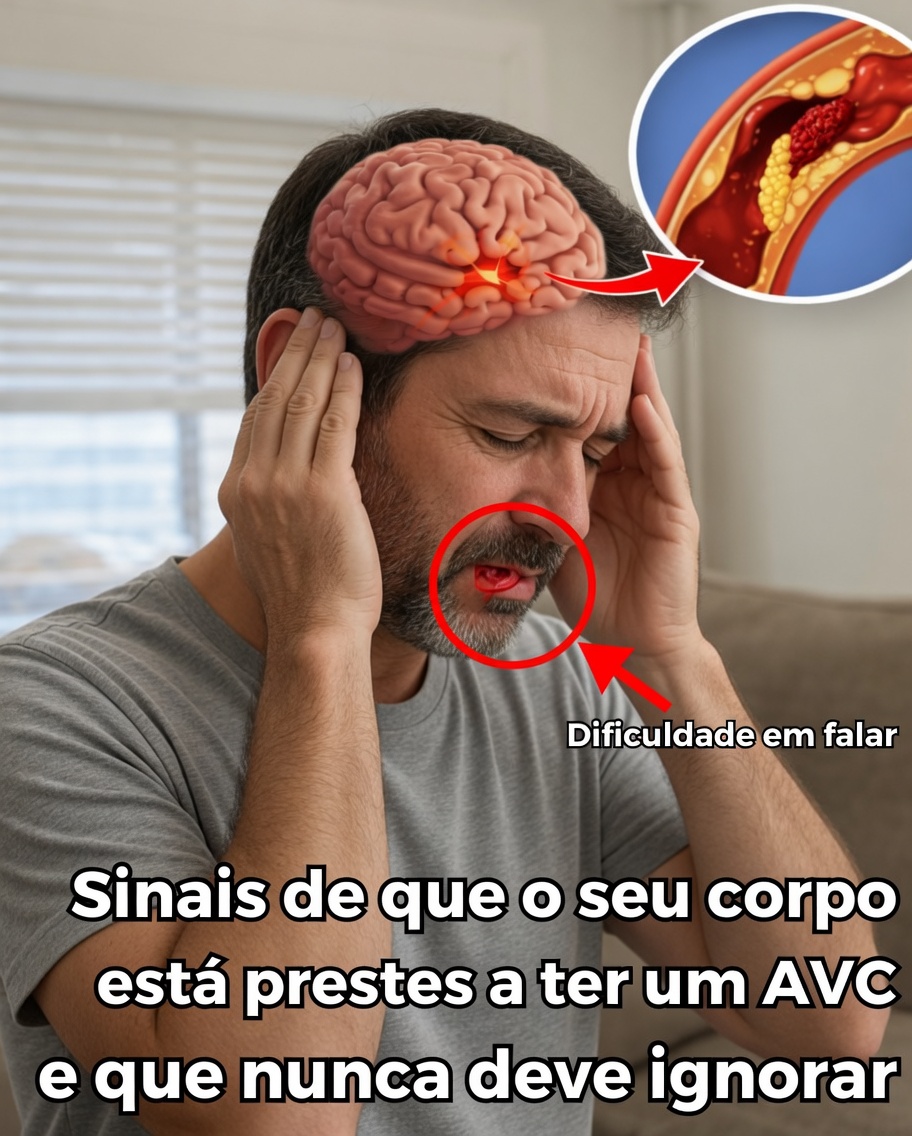 Sinais de que seu corpo está prestes a sofrer um AVC e que nunca devem ser ignorados