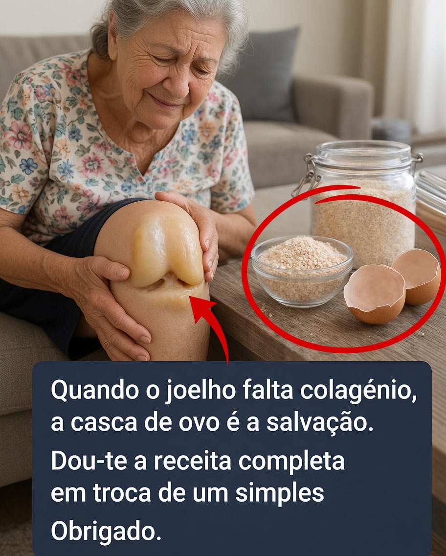 Quando Seu Joelho Perde Colágeno, Cascas de Ovo São a Salvação Natural de que Você Precisa!