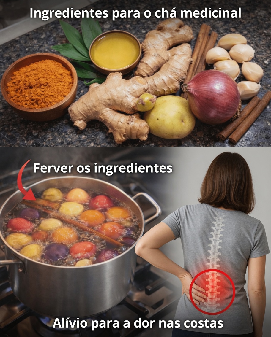 O Chá de Ervas Definitivo da Manhã e Pós-Jantar com Alho, Cúrcuma, Cebola, Gengibre, Canela e Folhas de Goiaba