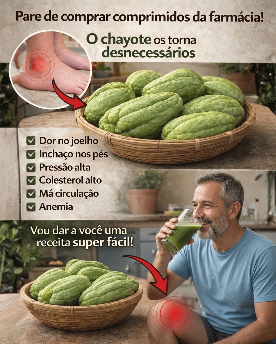 Chuchu para idosos: o vegetal esquecido que ajuda a manter o conforto do coração e das articulações?