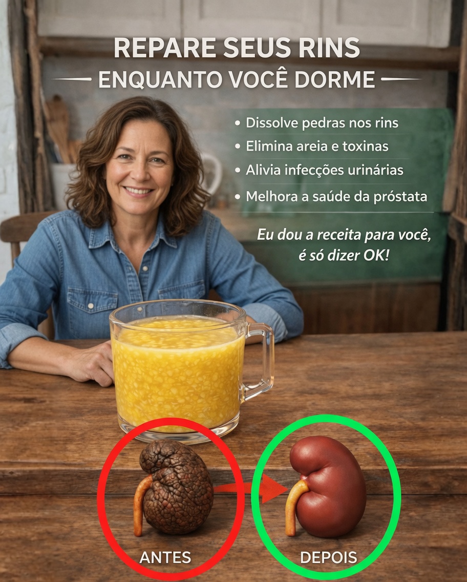 Repare Seus Rins Enquanto Você Dorme? A Bebida Noturna que Muitos Idosos Estão Descobrindo