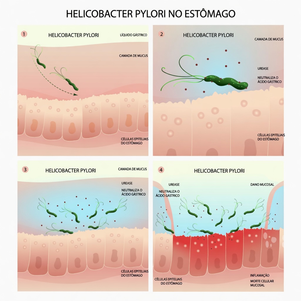 Alerta sobre Helicobacter pylori: Será que esse germe silencioso do estômago está afetando você?