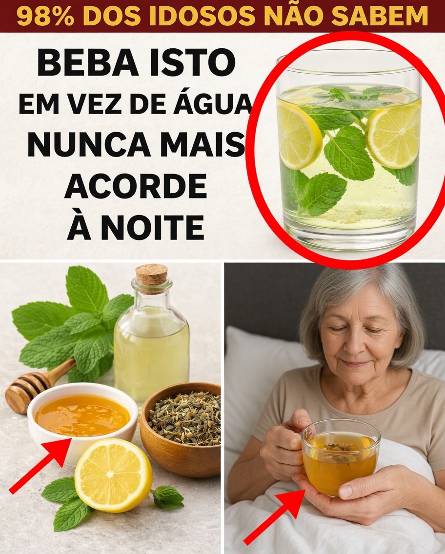 Mais de 60 anos e acordando com frequência à noite? Bebidas naturais antes de dormir que podem ajudar a apoiar um sono mais profundo