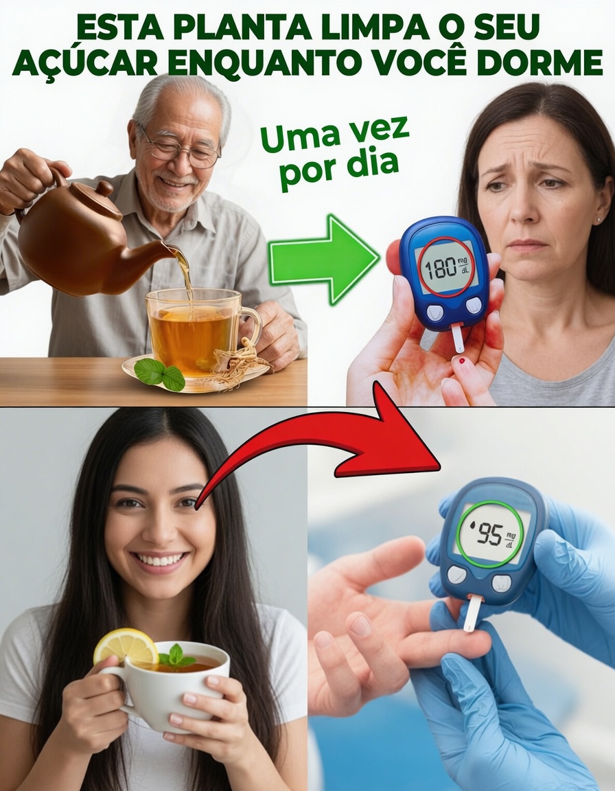 PLANTA Nº 1 que ELIMINA o excesso de açúcar durante a noite – Transforme seu corpo!