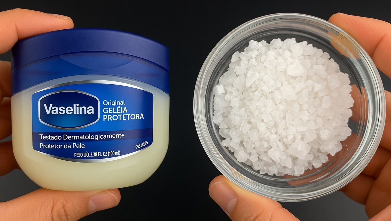 Truque de Vaselina + Sal: O Hack à Moda Antiga para uma Pele Mais Firme e Lisa que Está Voltando a Viralizar Discretamente