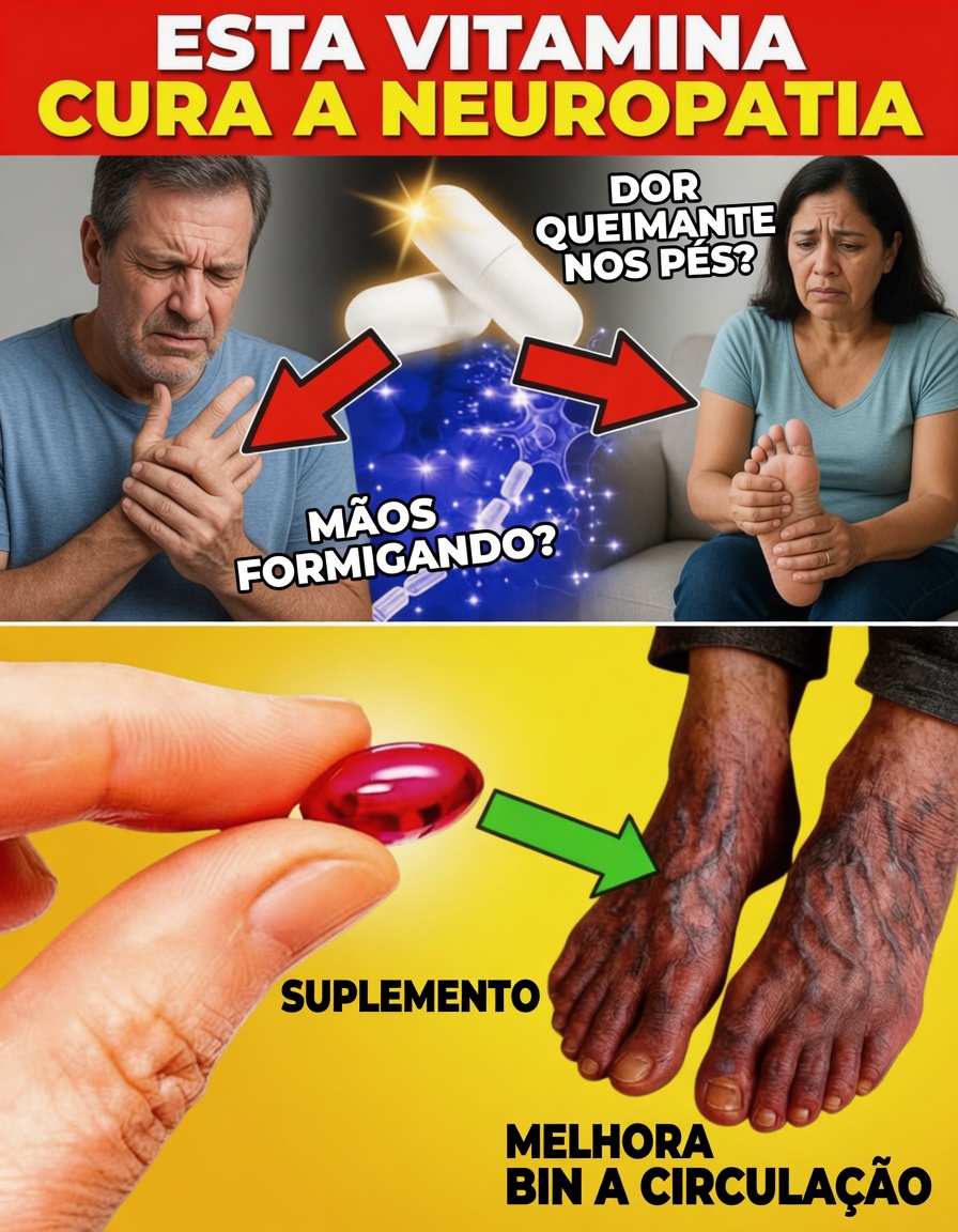A Principal Vitamina para Alívio da Neuropatia: Maneiras Naturais de Apoiar a Saúde dos Nervos e Aliviar o Desconforto