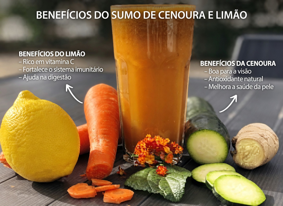 Suco de Gengibre, Limão e Cenoura para a Saúde dos Olhos: o Ritual Matinal de 3 Ingredientes que Está Salvando a Visão de Milhares (Você Vai Querer Ter Começado Ontem)