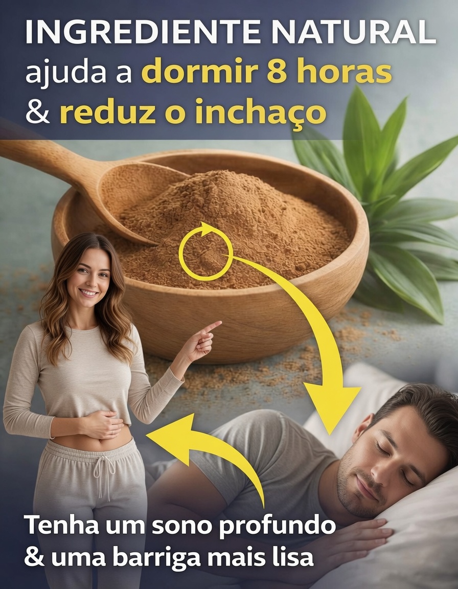 O ingrediente natural que ajuda você a dormir 8 horas seguidas e reduzir o inchaço