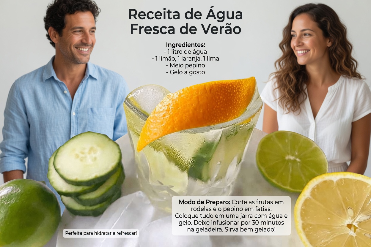 Benefícios de Misturar Limão e Pepino: A Bebida Natural Refrescante Que Surpreende Muitos