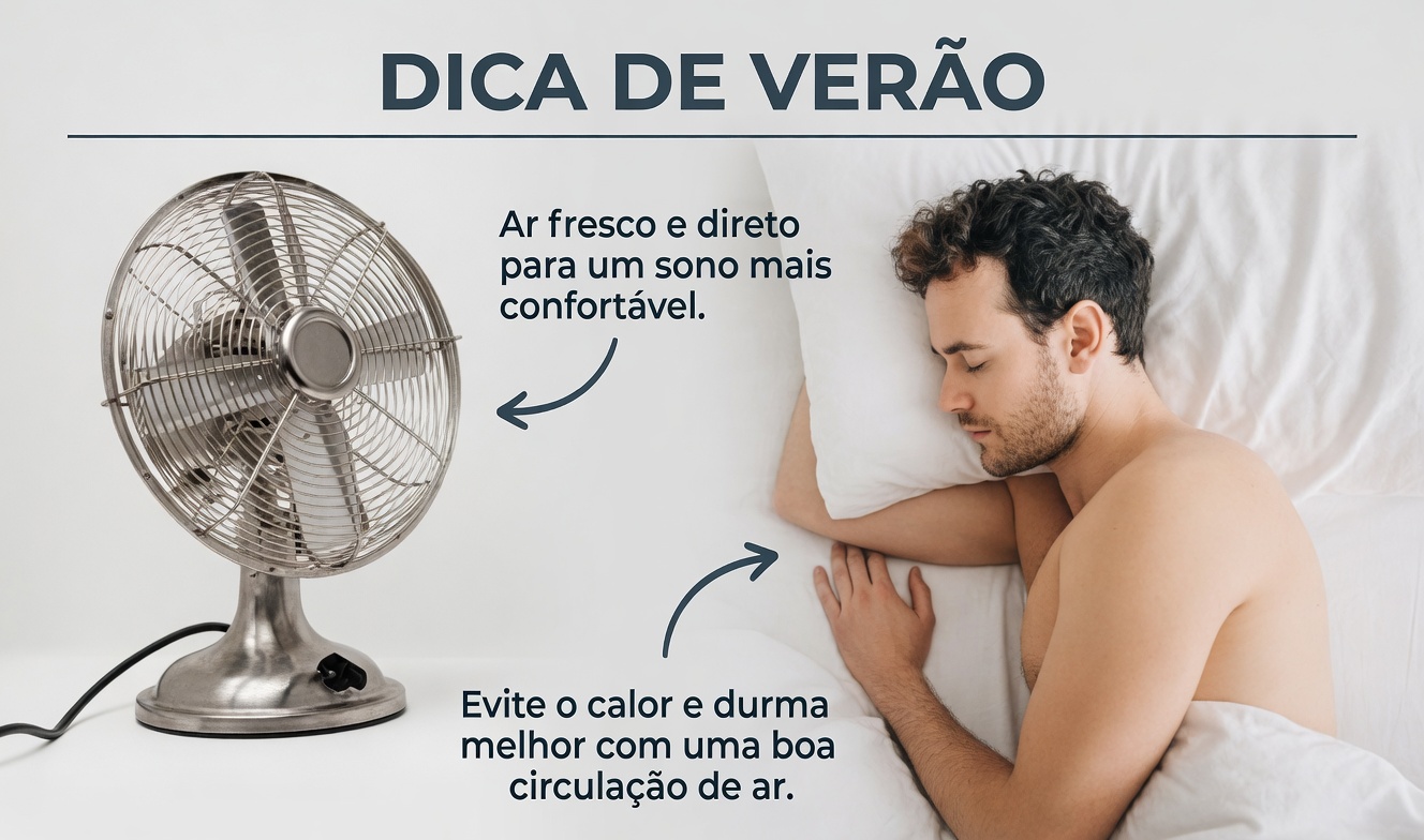 Descubra por que dormir com um ventilador à noite talvez não seja a melhor ideia para a sua saúde