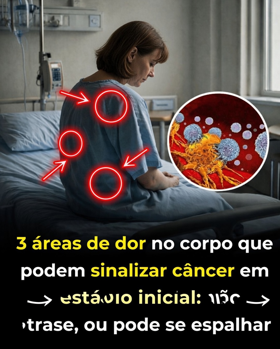 3 áreas de dor no seu corpo que podem ser sinais de alerta precoce de câncer