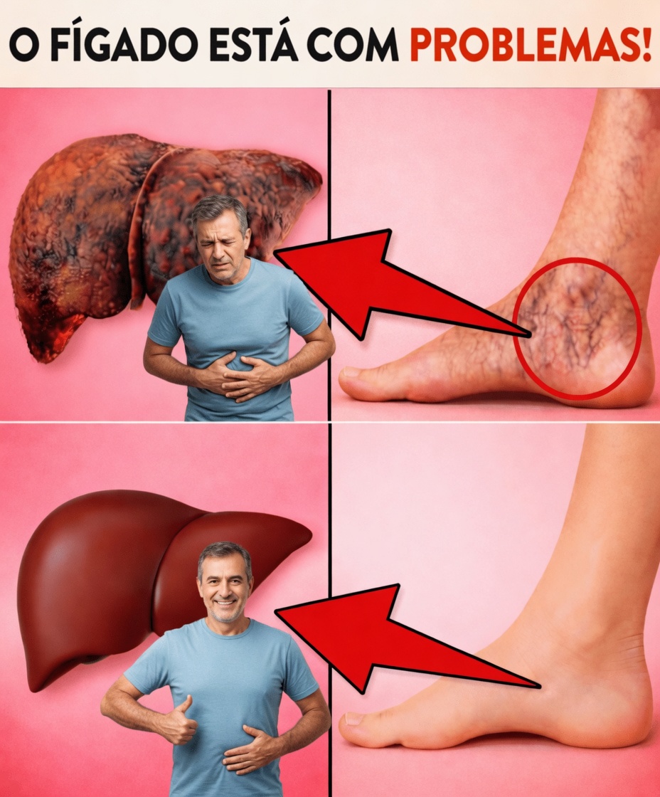 Seus pés podem estar alertando você sobre possíveis problemas de saúde no fígado? Descubra 9 possíveis sinais para observar