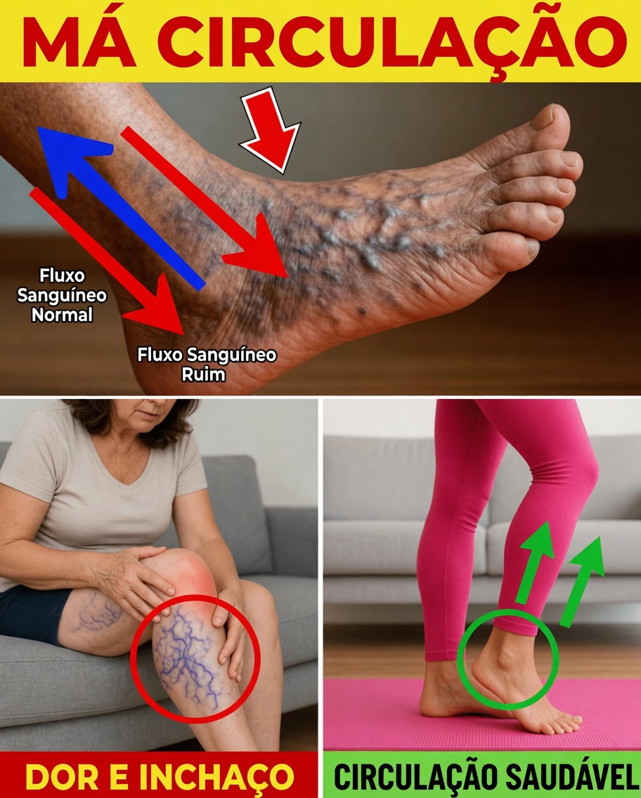 Melhore a circulação nas pernas com estes 6 exercícios simples sem equipamento que pode fazer em casa