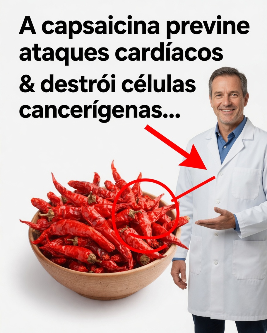 A capsaicina impede ataques cardíacos e destrói células cancerígenas