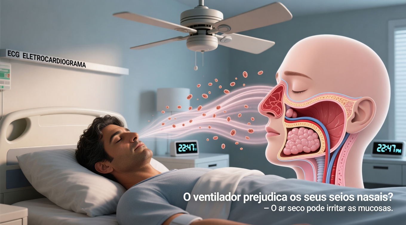 Dormir com um ventilador ligado a noite toda: um hábito comum que pode afetar sua saúde