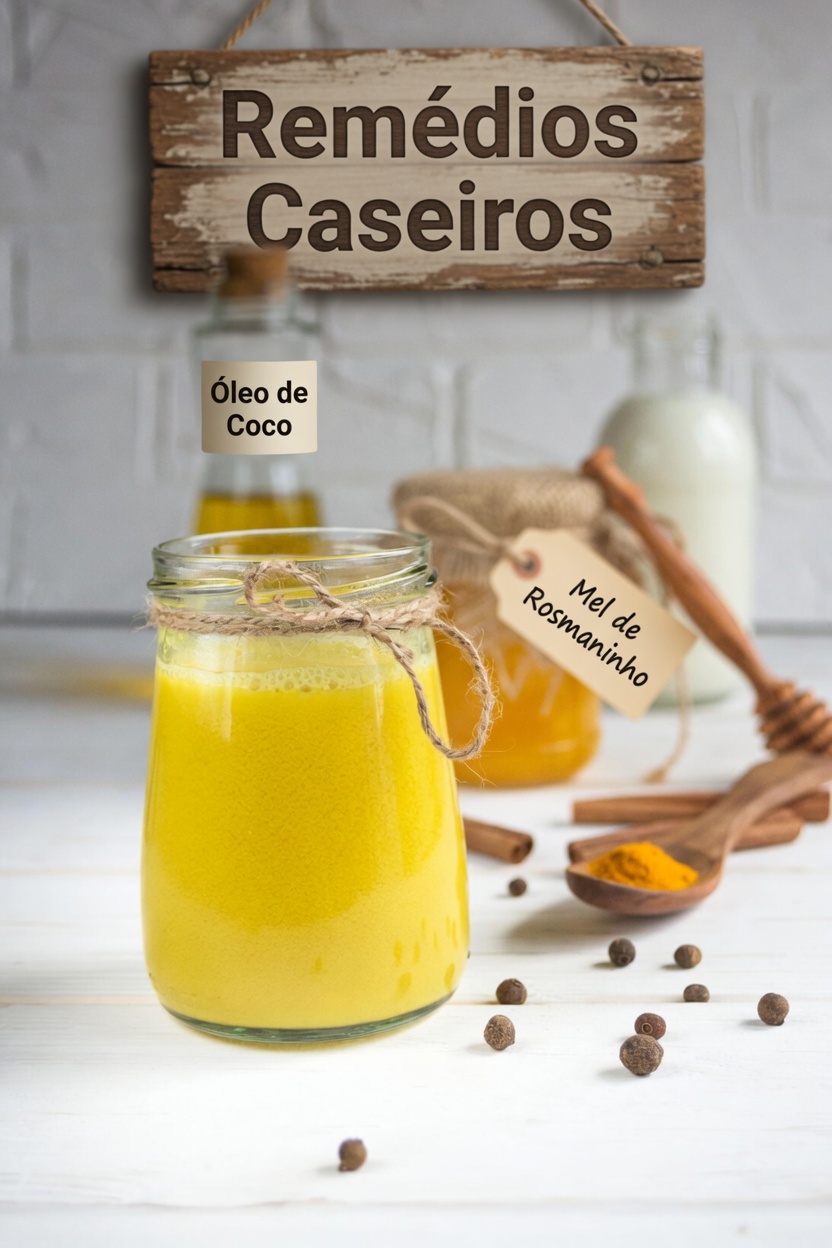 Fórmula Natural de Cúrcuma & Mel para Apoiar a Saúde das Articulações, Reduzir a Inflamação e Fortalecer a Imunidade