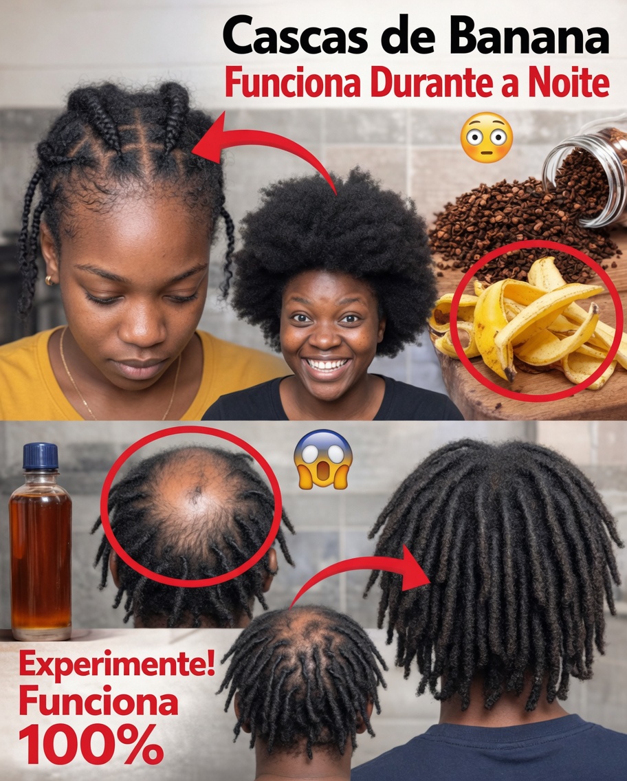Basta Misturar Cravos-da-Índia com Casca de Banana Uma Vez e Veja Seu Cabelo Crescer Loucamente Rápido! –
