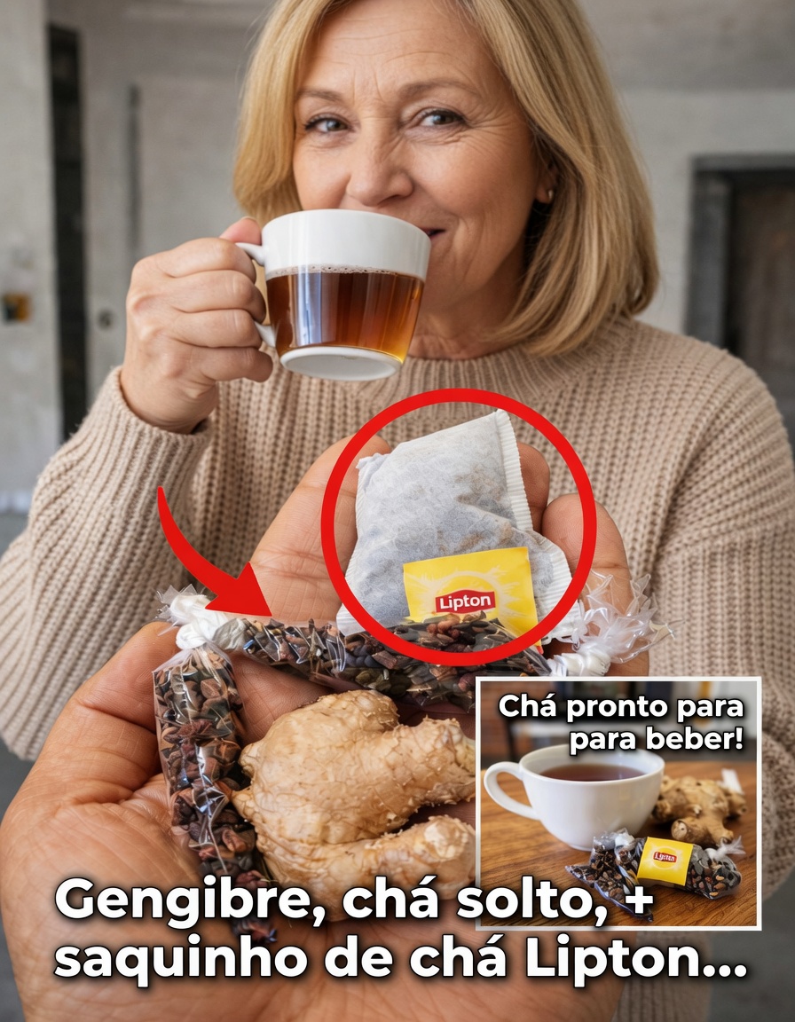 Chá Lipton com Cravo e Gengibre: Um Hábito Simples que Muitos Idosos Ignoram?