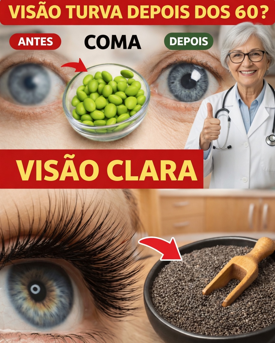 Mais de 60 anos? 3 alimentos do dia a dia que podem ajudar a manter a nitidez da visão à medida que você envelhece