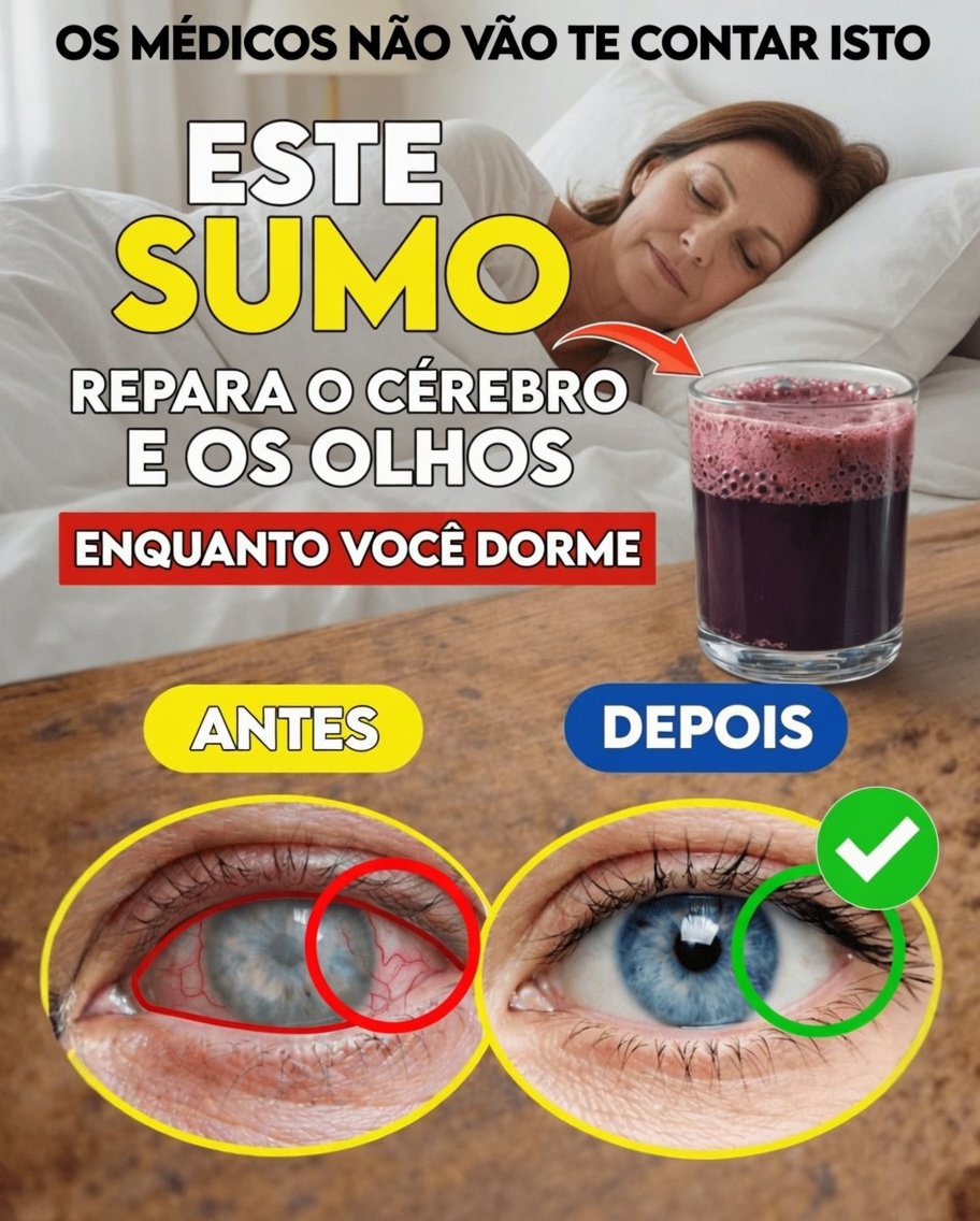 Esses 4 sucos noturnos poderiam proteger sua visão e sua memória?