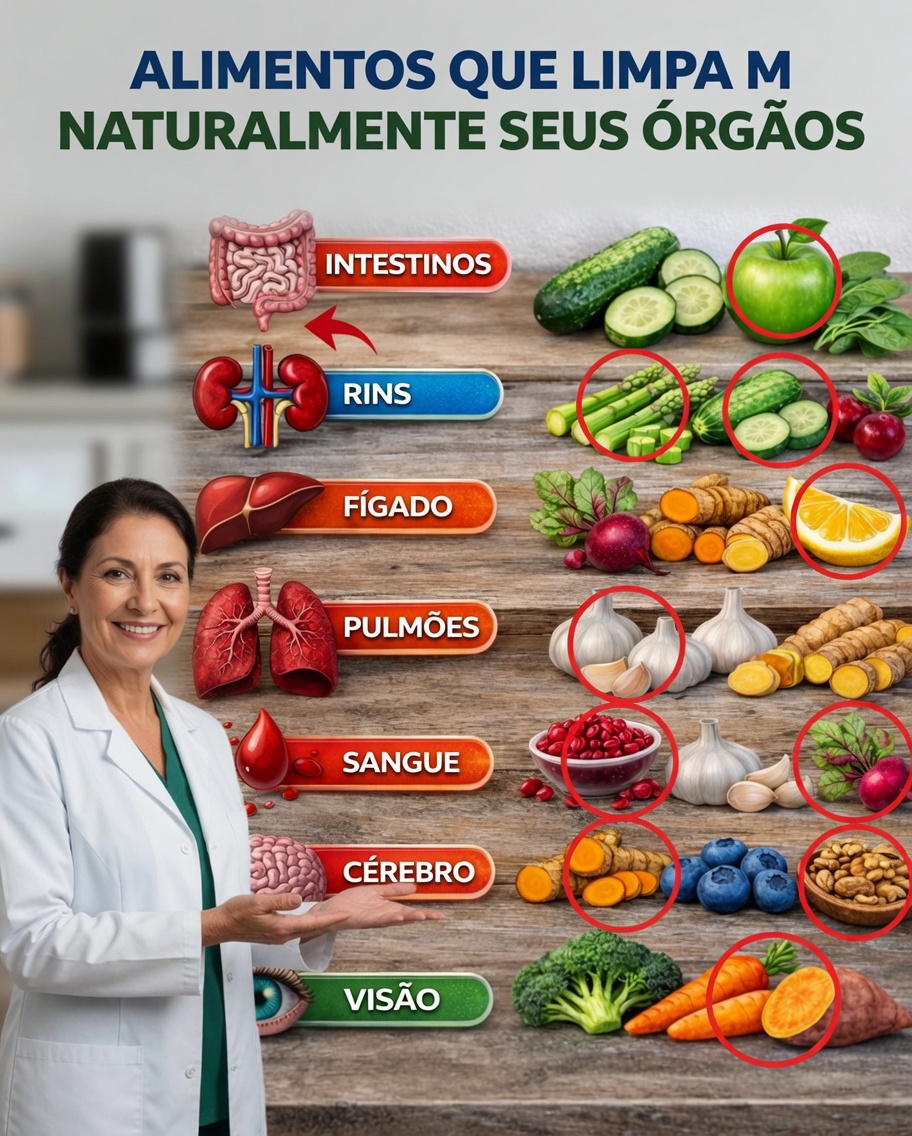 7 Alimentos do Dia a Dia que Ajudam a Apoiar o Processo Natural de Desintoxicação do Seu Corpo