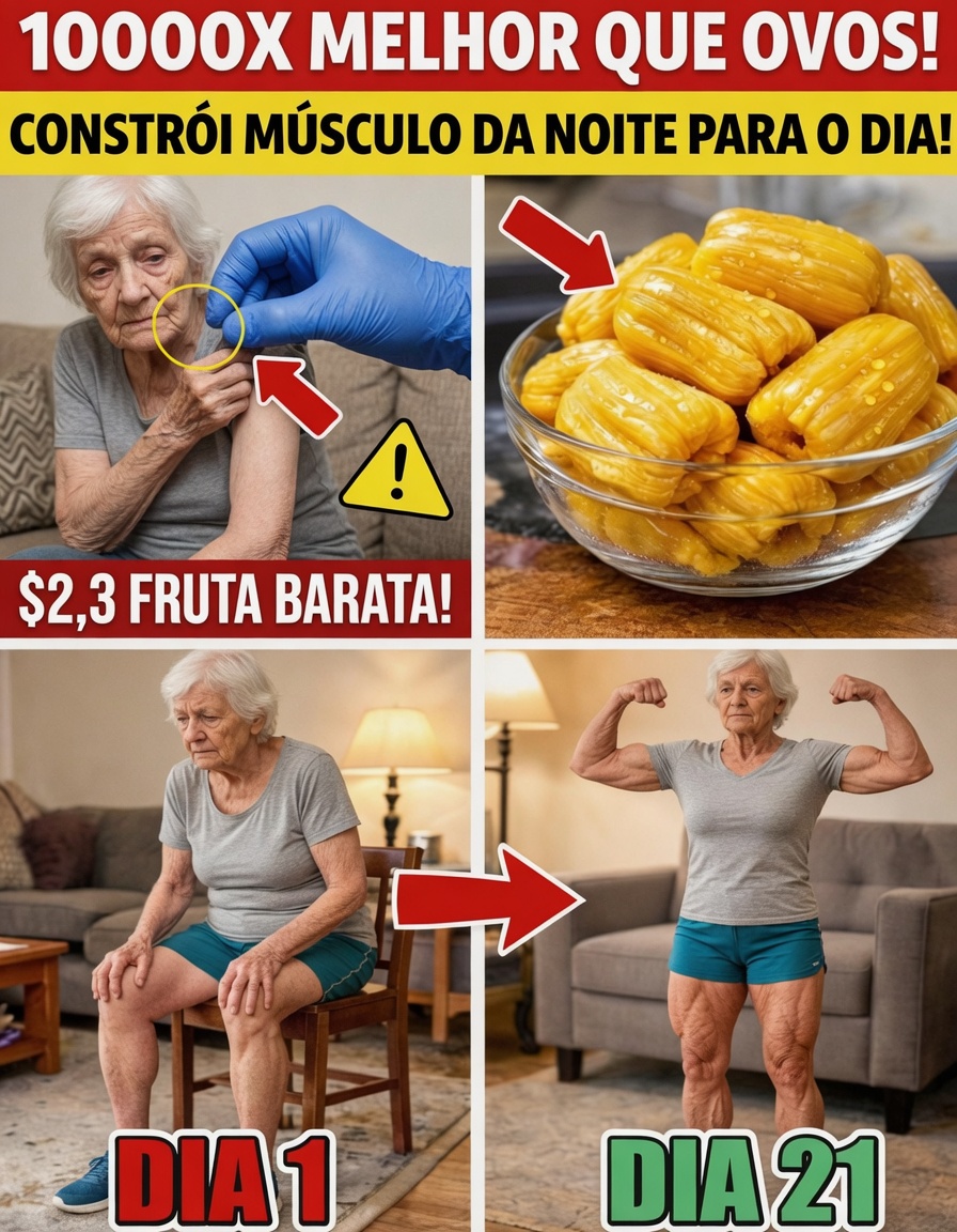 Aumentando a força muscular após os 75: por que esta fruta pode ser mais eficaz do que ovos!