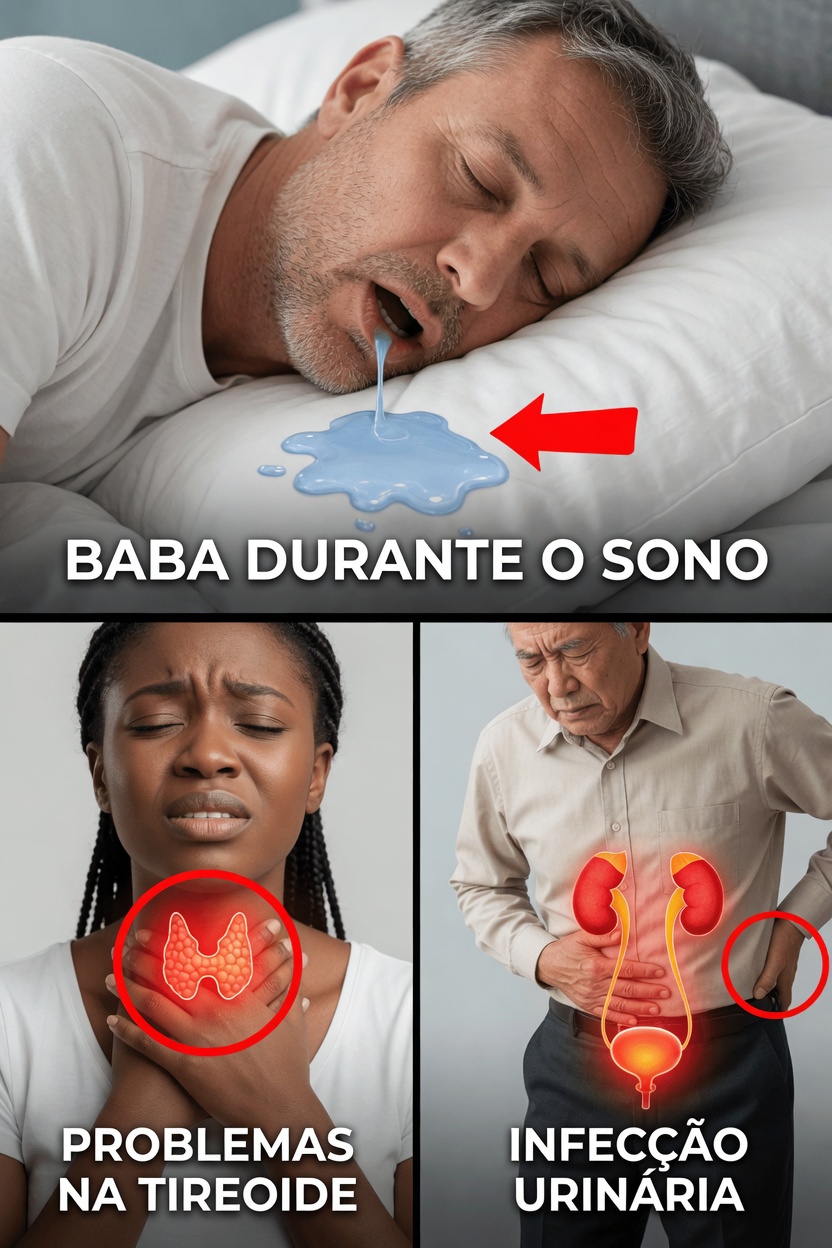 8 Condições Ligadas à Baba Durante o Sono que Você Deve Investigar