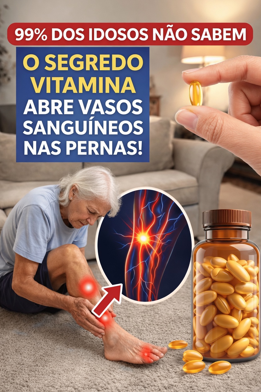 Três vitaminas que podem apoiar a força e a mobilidade das pernas em adultos com mais de 60 anos