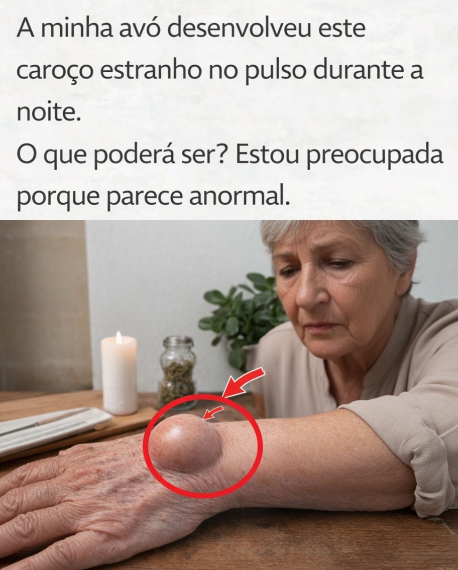 Um Caroço Estranho no Pulso da Noite para o Dia? O Que Pessoas Idosas Devem Saber