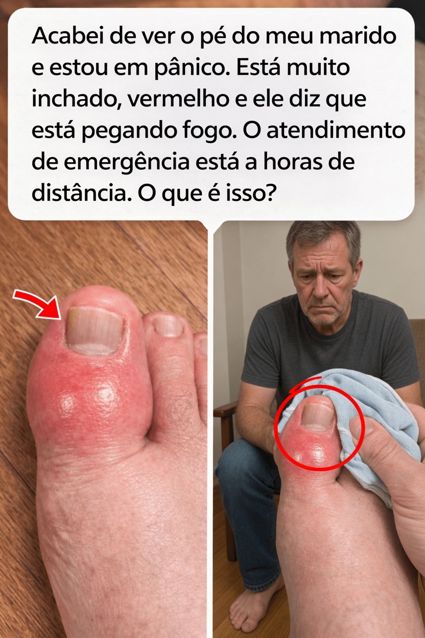 O Que Significa Se Seu Pé De Repente Ficar Vermelho, Inchado e Parecer Que Está Queimando?