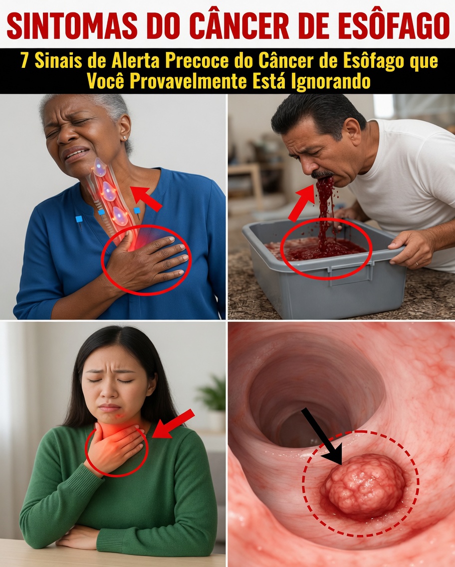 7 Sinais de Alerta de Câncer de Esôfago que Você Pode Estar Ignorando em Sua Rotina Diária