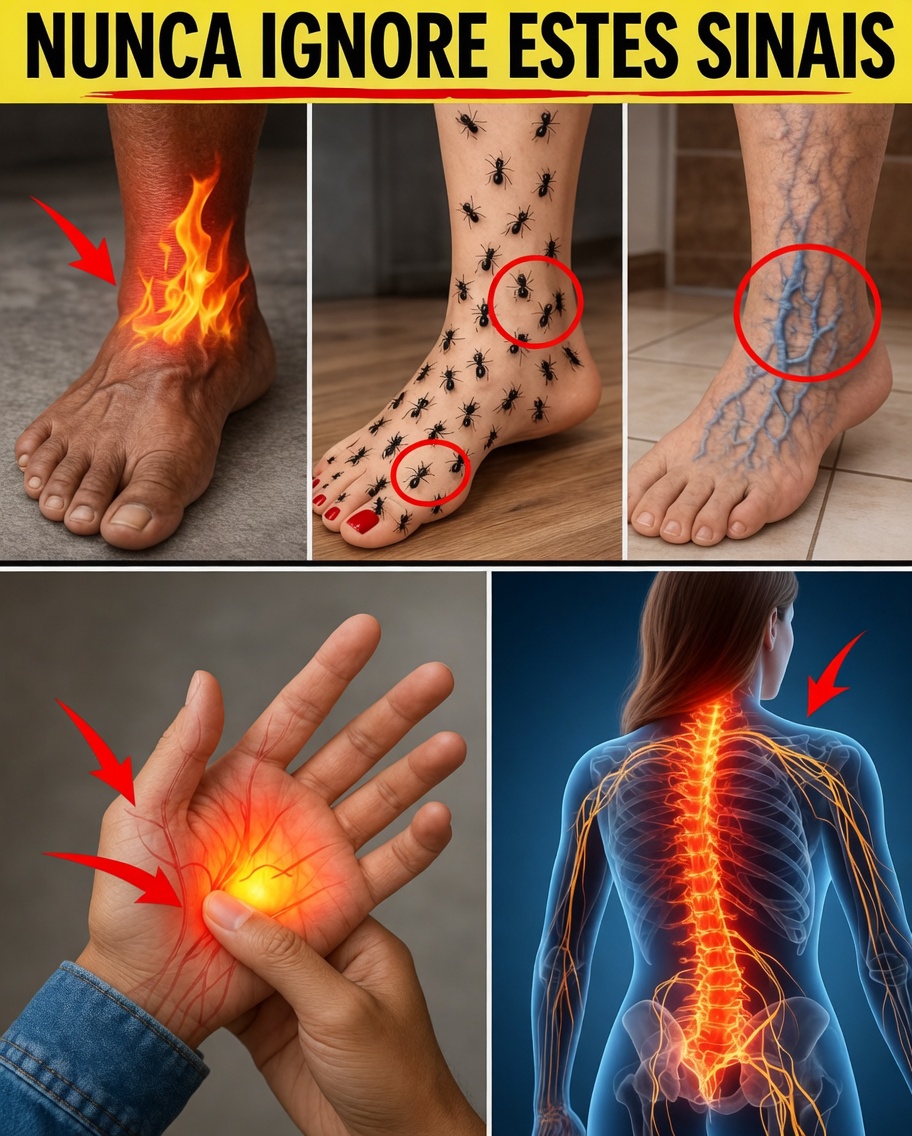 8 Sinais Sutis de Problemas nos Nervos Começando nos Dedos dos Pés que Você Pode Estar Ignorando