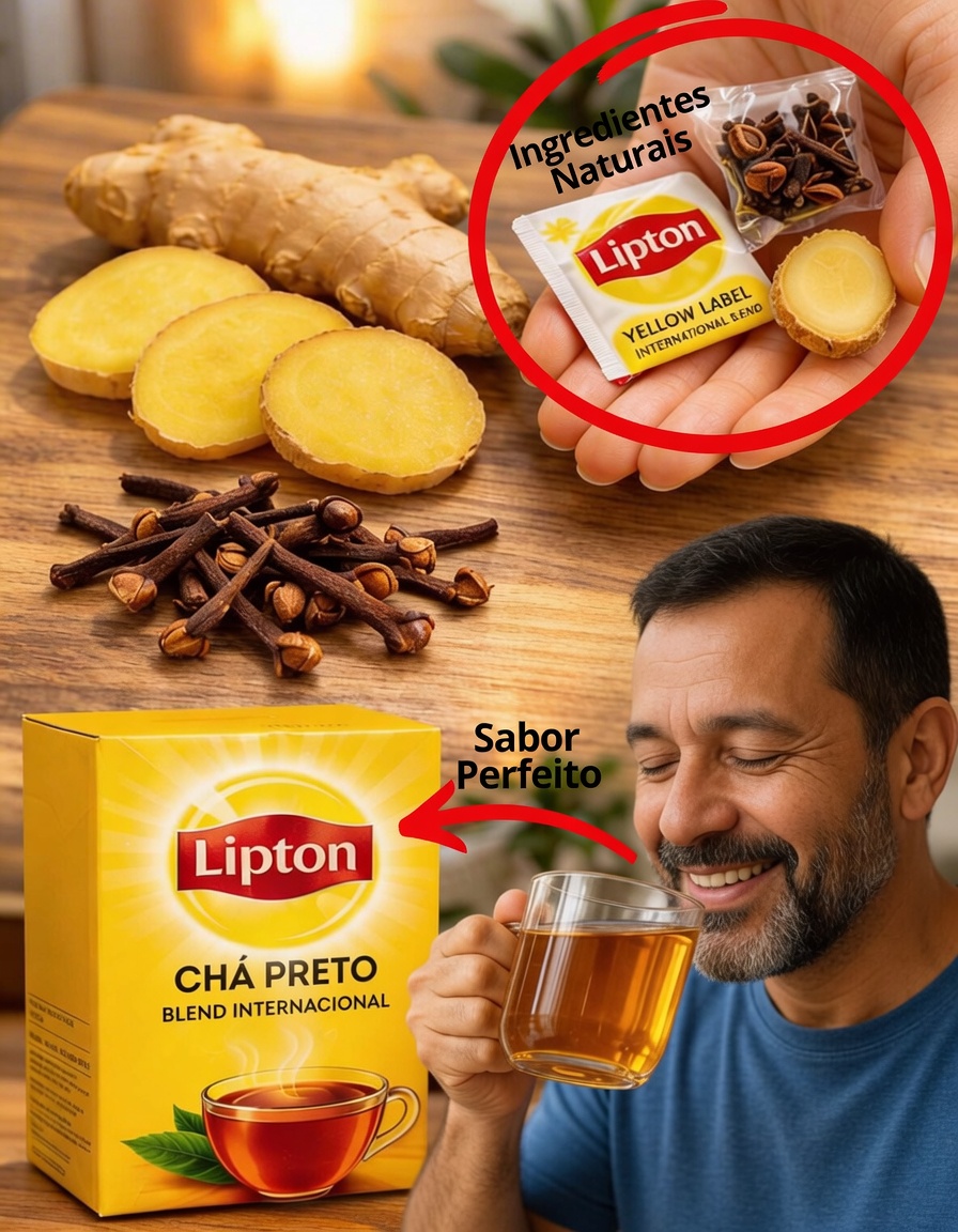 Lipton, Bebida Diária de Bem-Estar com Gengibre e Cravo: Um Hábito Simples para Apoiar o Conforto Diário Naturalmente