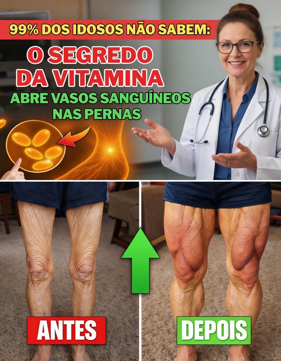 Top 3 vitaminas para apoiar a força das pernas e reduzir naturalmente as cãibras noturnas em idosos