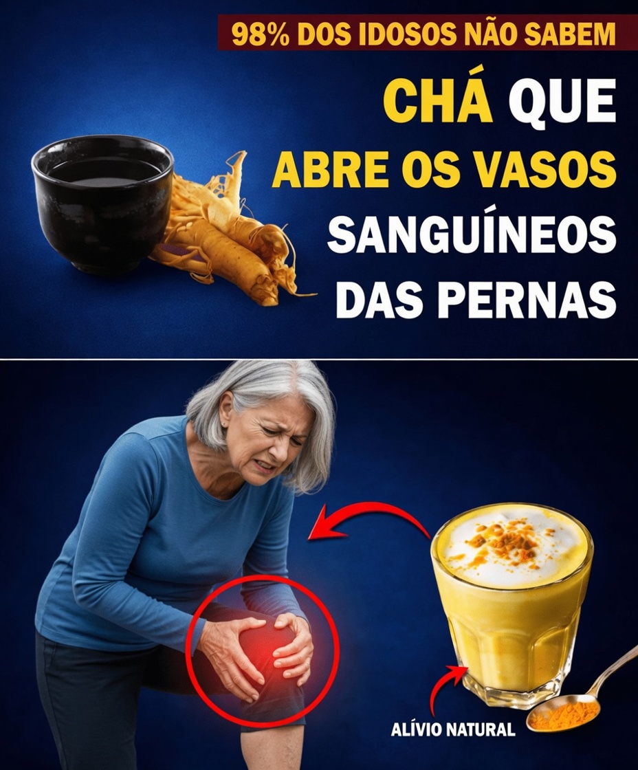 Mais de 60 anos? 3 chás de ervas antigos que podem ajudar a fortalecer as pernas e melhorar a mobilidade