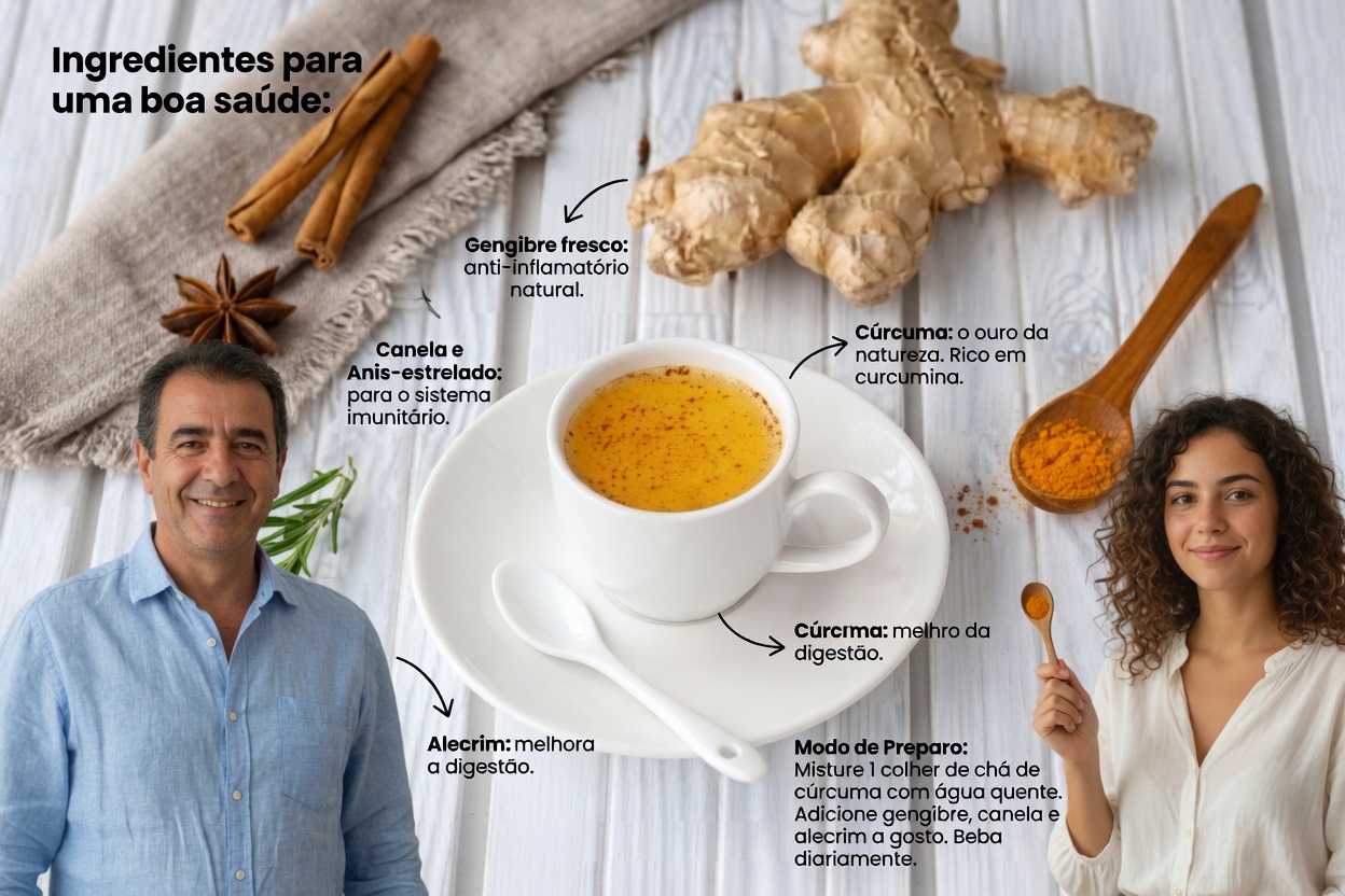 Cúrcuma, Canela e Alecrim: A Receita Definitiva de Chá Detox para Experimentar Hoje à Noite