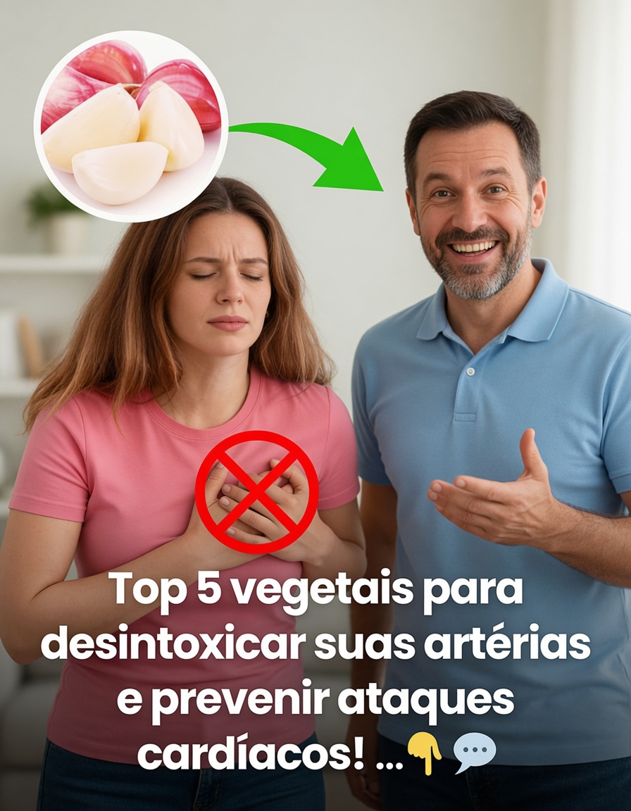Top 5 Vegetais para Desintoxicar Suas Artérias e Prevenir Ataques Cardíacos!