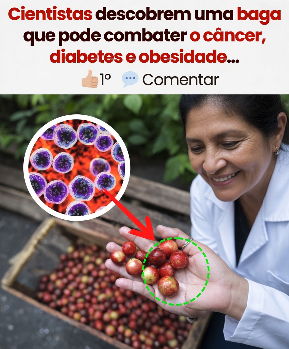 Cientistas encontram uma baga que pode combater o câncer, o diabetes e a obesidade