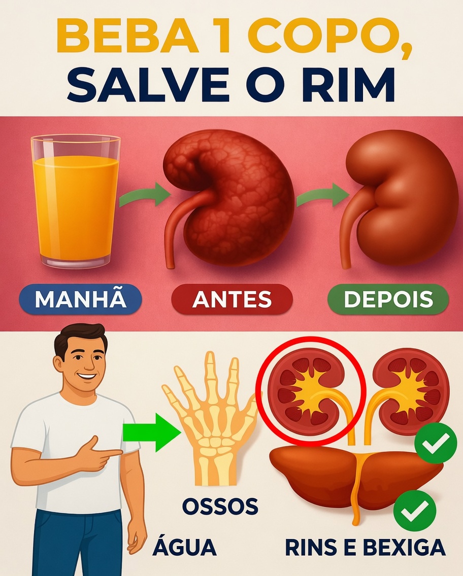 Apenas 1 xícara por dia e seus rins começarão a se recuperar